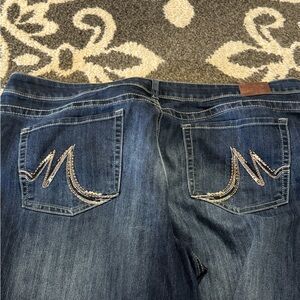 Maurices Dark Blue Boot Cut Jeans